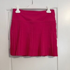 Fabletics Hot Pink Pleated Mini Skirt